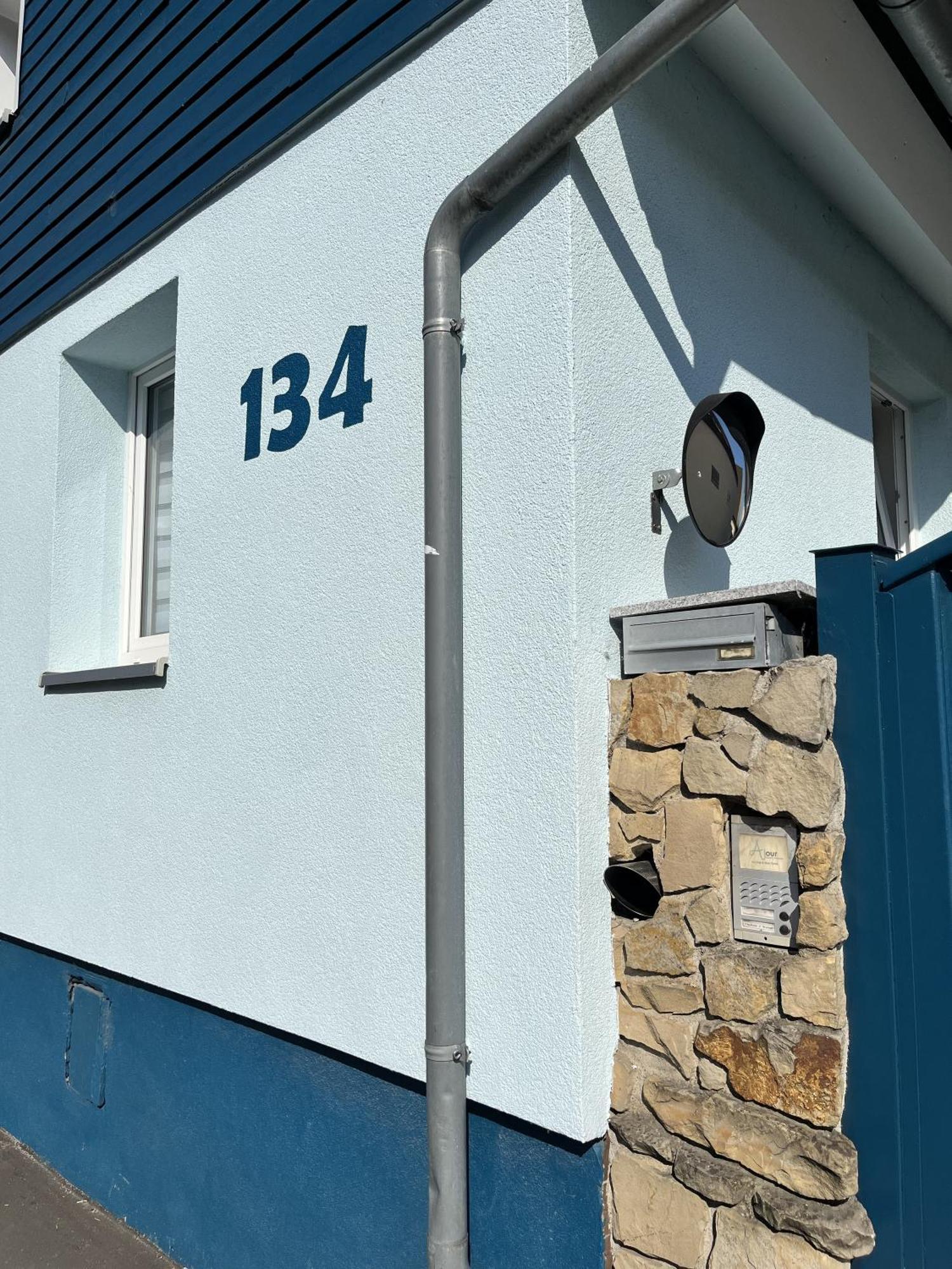 Ferienwohnung Blaues Haus Ubstadt-Weiher Exteriér fotografie