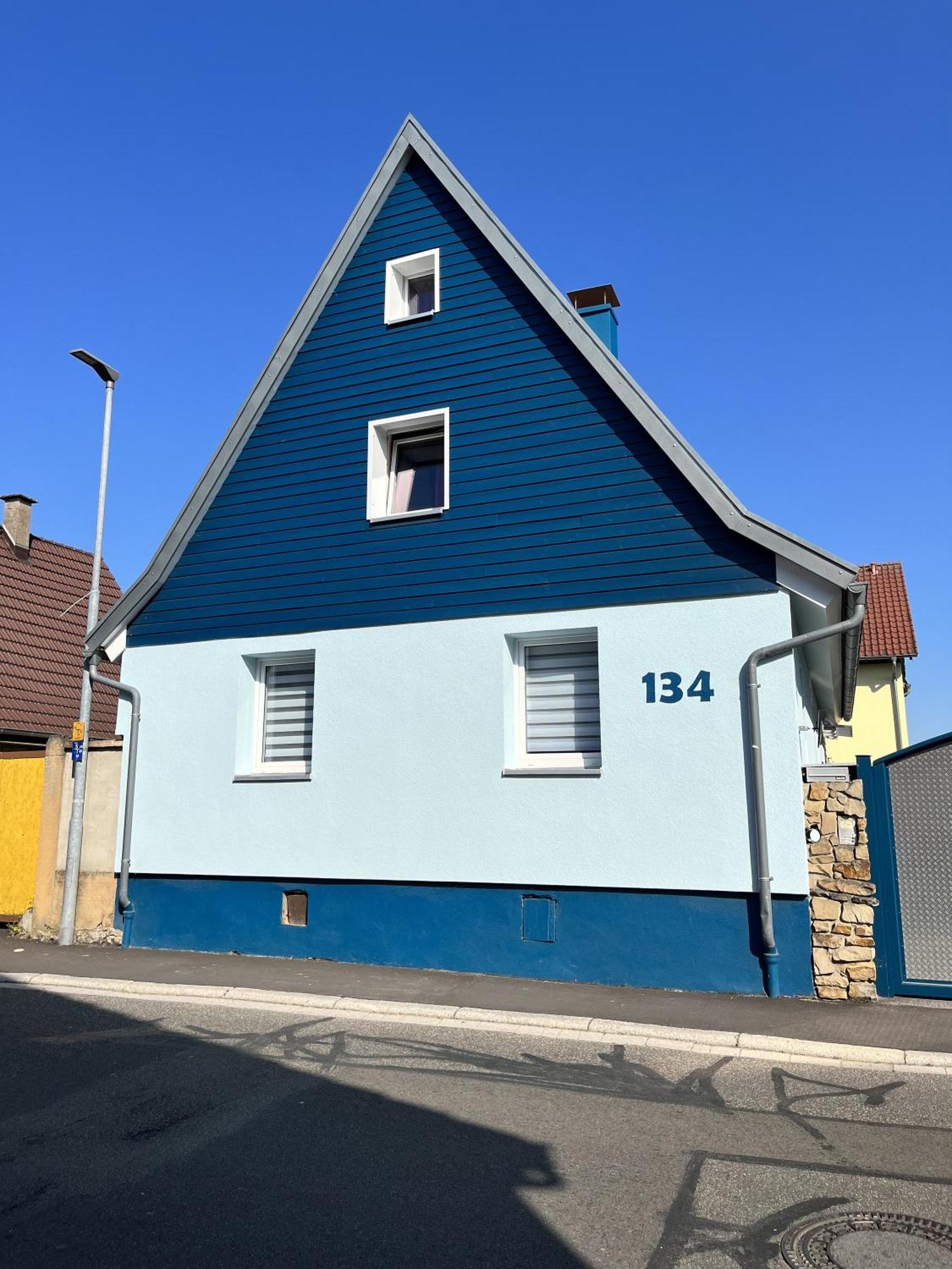 Ferienwohnung Blaues Haus Ubstadt-Weiher Exteriér fotografie